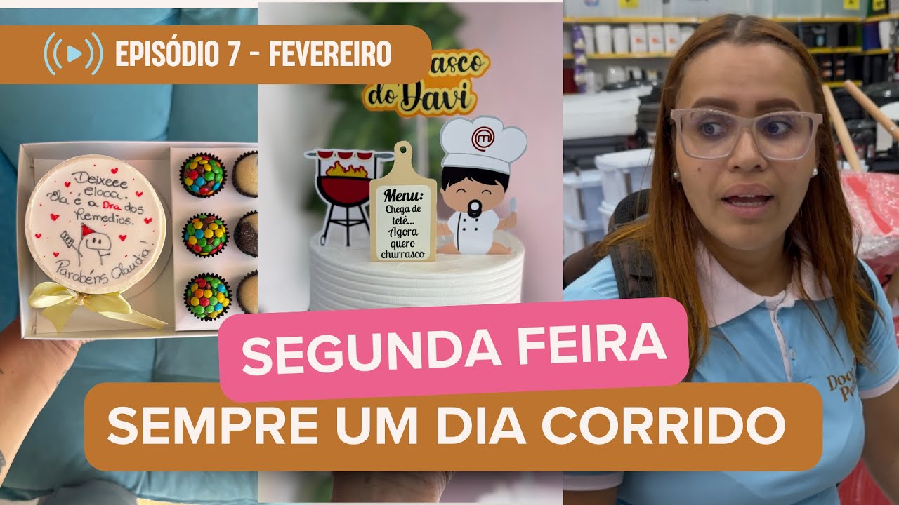 Fiz tudo e não fiz nada, a correria da segunda feira, coxinha vitrine e ifood - EP 7 