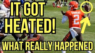 Shedeur Sanders SMOKES JOINT Practice VS Buffalo Bills At Cleveland Browns Training Camp