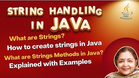 String Handling In Java#javatutorials #javaforbeginners #javaprogramming #javastring #viralvideo
