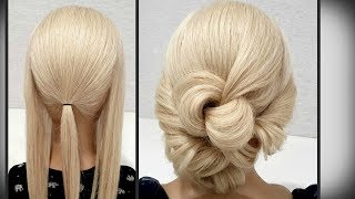 Прическа сделана Только из РЕЗИНОК. Быстрая Прическа. Hairstyle Only from rubber bands for hair Прическа сделана Только из РЕЗИНОК. Быстрая Прическа. Hairstyle Only from rubber bands for hair