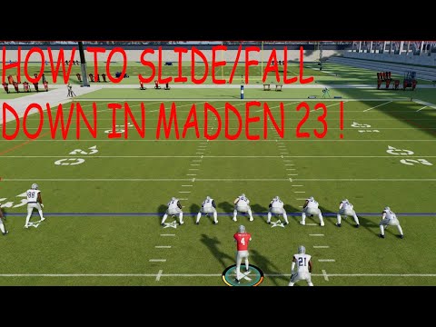 HOW TO SLIDE/FALL DOWN IN MADDEN 23! MADDEN 23 GAMEPLAY - YouTube