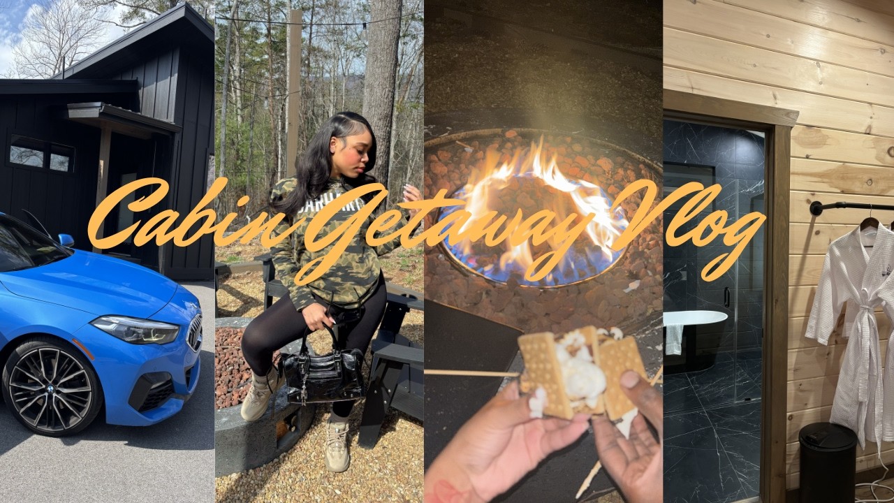 Cabin Getaway Vlog🐻...
