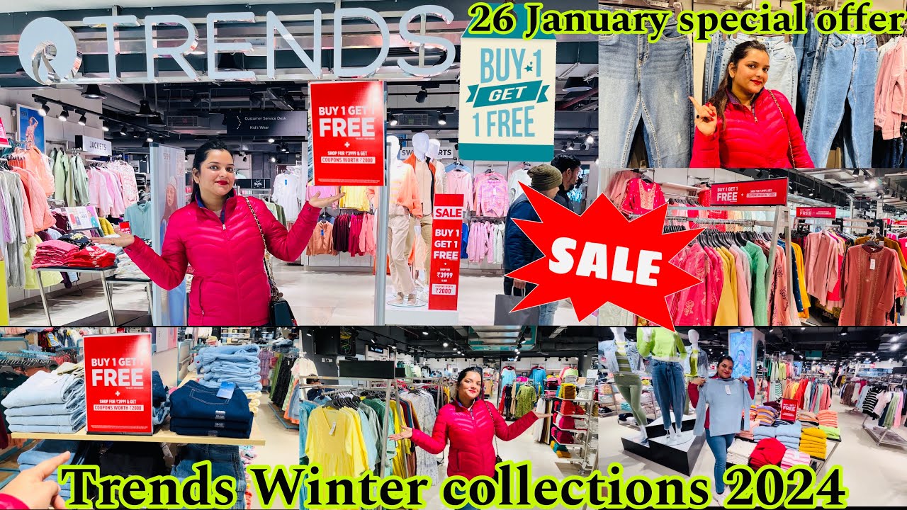 Reliance Trends Latest Winter 2024 Collections l buy1get1free l