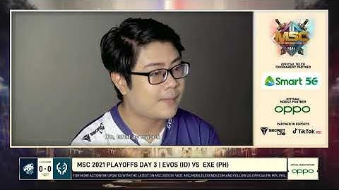 EXECRATION  VS EVOS LEGENDS  - GAME 1 - MSC - MLBB SOUTEAST ASIA CUP 2021 LOWER BRACKET FINALS