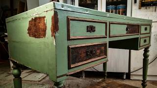 Restauro uno scrittoio del 1800 e scopro uno scomparto segreto