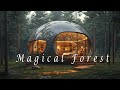 Magical Forest – Soothing Healing Music with Night Sky Ambience – Meditation & Deep Calm