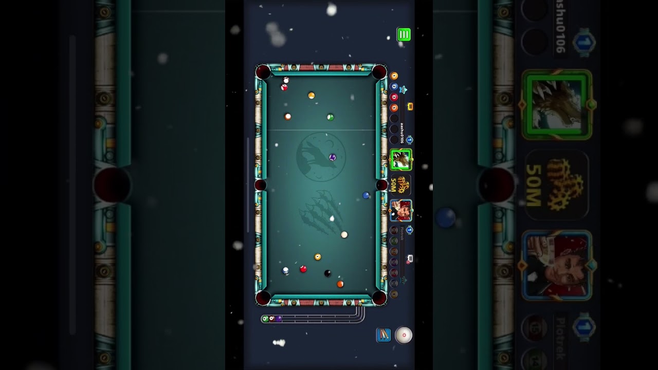 Berlin Denial is satisfying against Level 859 player (155 venice, 105 Berlin rings)😍in 8 Ball Pool