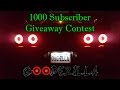 1000 Subscriber Giveaway Contest (Closed)