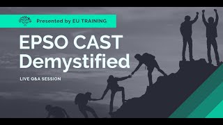 EPSO CAST Demystified - Q&A Session
