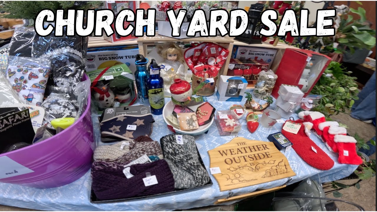 Забавная распродажа во дворе церкви и несколько ЗАХВАТЫВАЮЩИХ находок!