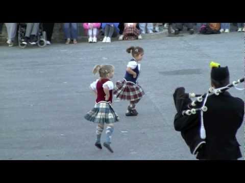 Cute Little Scottish Dancers