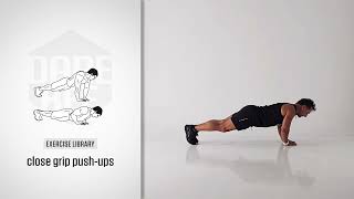 Exercise Library: Close Grip Push-Ups