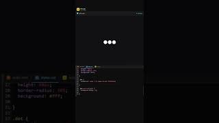 Простой лоудер на чистом CSS ЗА 20 СЕКУНД! #frontend #javascript #html #css