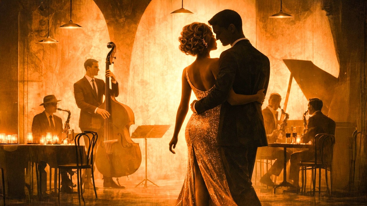 Relax with Vintage 1940s Jazz – Smooth Evening Chill for Quiet Nights 🌃