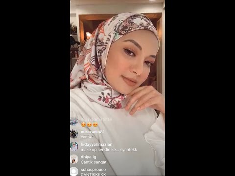 Neelofa and Nealofaraya2020 - The Printed Eid Collection Naelofar 2020 Tutorial by Neelofa