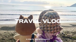 skzoo log ep. 3 : first travel vlog ☀️🌊⛱️ | hanquokka’s diary