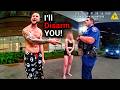 Chaos Erupts After Psycho Threatens to Disarm & Shoot Officers