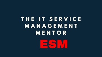 Understand the Enterprise Service Management (ESM) headlines & why you should be thinking about it !