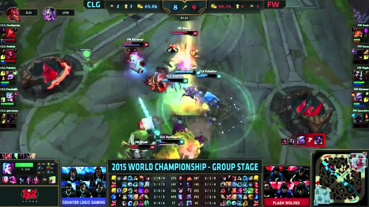 CLG vs FW - Grup karşılaşmaları | Doublelift takımını sırtlıyor