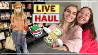 LIVE Haul in der Buchhandlung/ Wir kaufen BÜCHER ! | tonipure