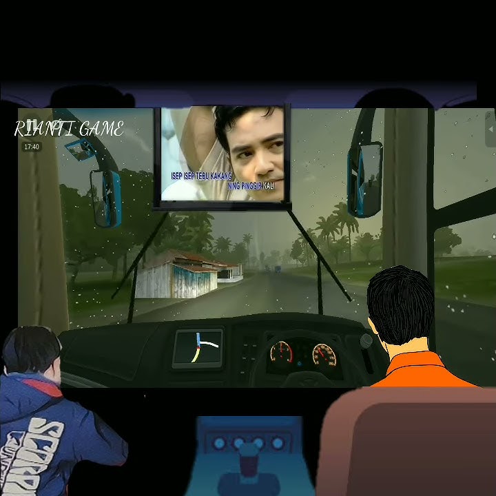 Animasi story wa naik bus lagu tarling Cirebonan isep-isep tebu
