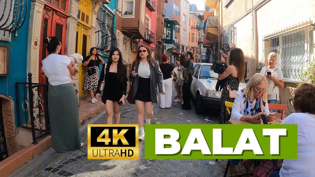 4k Пешеходная экскурсия по Балату / Стамбул | Balat Walking Tour | Balat Streets | Balat Houses