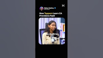 How Toppers Learn CA Provisions Fast?😱😱 #kushallodha #shorts #ca #cafoundation #cafoundation