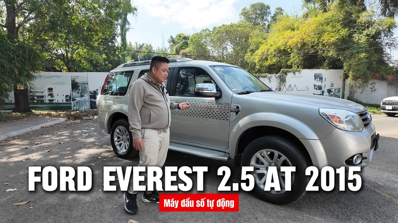 Ford Everest 2.5 AT 2015 máy dầu số tự động |  Tài chính 355 hợp lý lắm anh chị | 0901 22 66 69