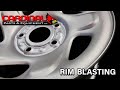 Rim Blasting- Cardinal 24 Table 2 Wheel Shot Blast Equipment