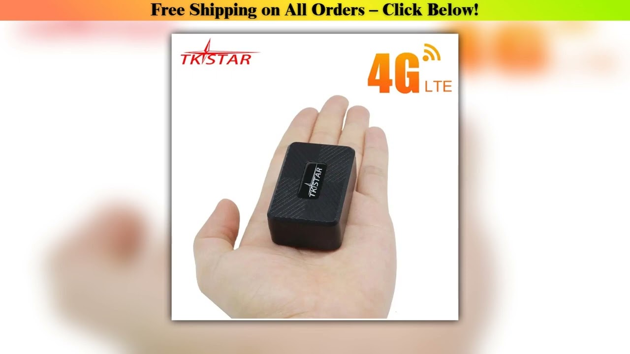 Car Tracker 2G 4G Mini GPS Tracker Car 1500mAh TKSTAR 4G GPS Tracker Locator 2G 4G Magnet Free APP