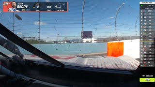 JOSH BERRY WRECKS HIMSELF OF CARSON HOCEVAR'S BUMPER MISSED BY FOX ON THE FINAL LAP AT WATKINS GLEN