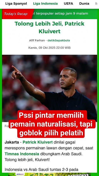 pssi goblok pilih pelatih