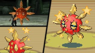 Live! Shiny Solrock in Pokémon Emerald after a collective 10885 Encounters!   XD: GoD Showcase