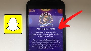 How To Setup an Astrological Profile on Snapchat