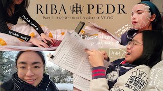 Week in the Life of a Part 1 Architect | Stressful RIBA PEDR Vlog
