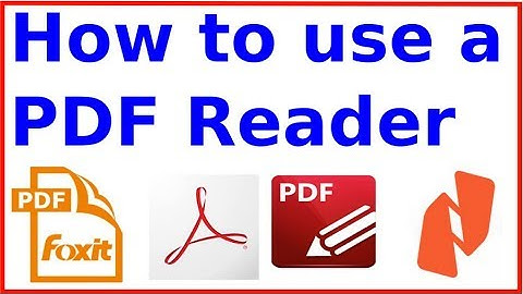 How To Use A PDF Reader Effectively - Explained With The Free  Foxit PDF Reader - 01