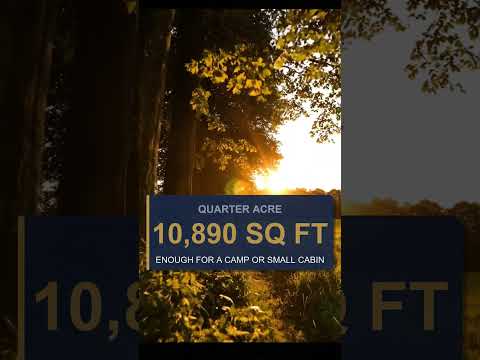 A Quarter Acre Is 10,890 Sq Ft. Here's How Much Land You Actually Need.