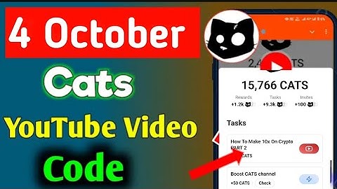 CATS NEW 4 OCTOBER CODE / HOW TO MAKE 10x ON CRYPTO PART 2