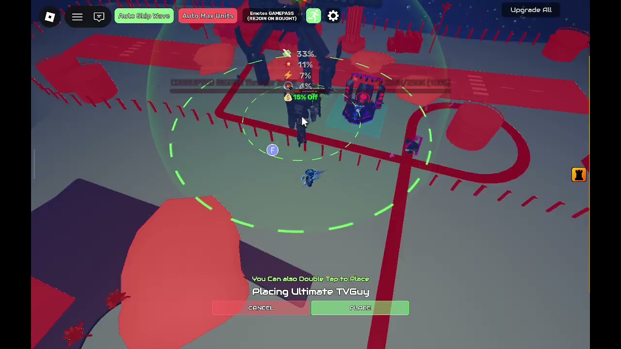 Пытаюсь пройти 2 найтмар в скибиди дефенс.С другого акаунта.