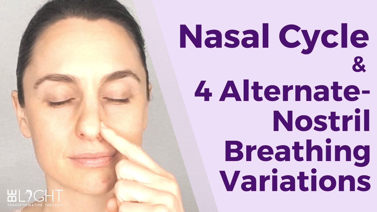 The Nasal Cycle & 4 AlternateNostril Breathing Variations YouTube