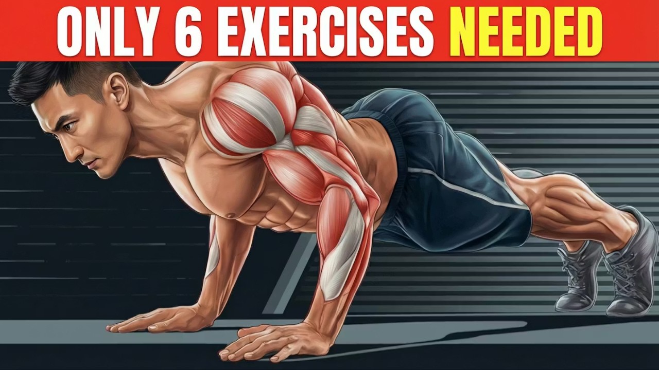 These 6 Exercises Build Muscle Like INSANE (NO EQUIPMENT) - YouTube