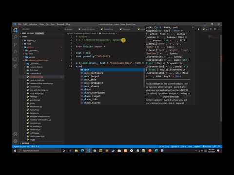 Checkbutton Widget in Tkinter || Python end to end course #81