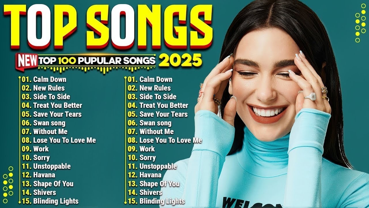 Top 100 Songs 2025 🥝Adele, Maroon 5, Ed Sheeran, Selena Gomez, Dua Lipa, Taylor Swift, Bruno Mars 🌻