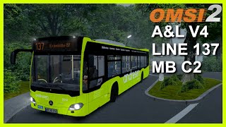 OMSI 2 - Ahlheim & Laurenzbach v4 - 137 Eichenhöhe Bf - Mercedes Benz C2 [4K] screenshot 4
