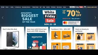 الجمعة البيضاء على امازون السعودية خصومات خيالية black friday amazon saudi promo code coupon