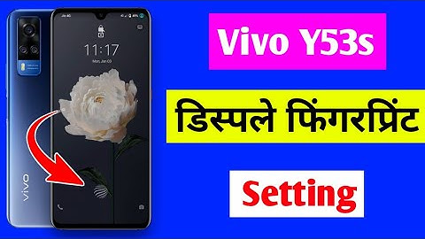 Vivo Y53s display fingerprint setting | How to Use In Display Fingerprint Lock in Vivo Y53S | 2022 |