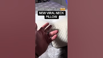 Upgrade Your Sleep Game with This Revolutionary Memory Foam Neck Pillow