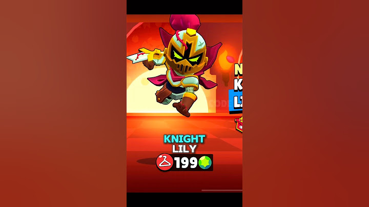 New Knight Lily Skin is Too OP #shorts #brawlstars