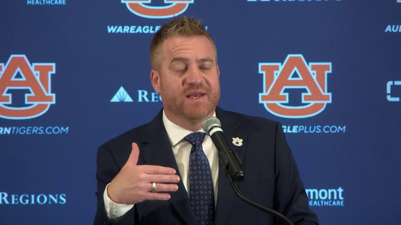LIVESTREAM: Auburn officially introduces Alex Golesh as new head football coach
