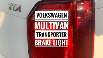 How To Change a VW Transporter Multivan T5 T6 Taillight Brake Light Bulb